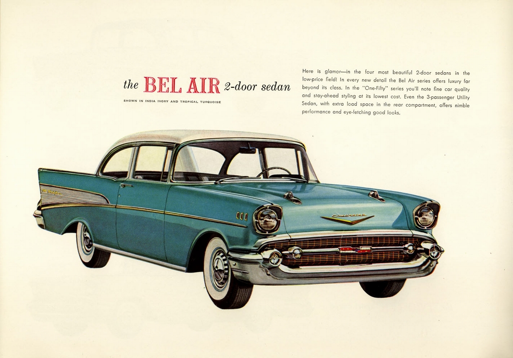 1957 Chevrolet Brochure Page 3